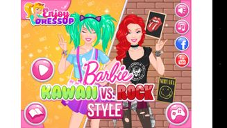 Barbie Kawaii Vs Rock Style Screenshot