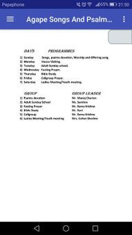 Agape Songs And Psalms Booklet screenshot 4