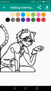 Coloring Ladybug & Blackcat Screenshot