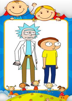 Coloring Rick And Morty Games screenshot 3