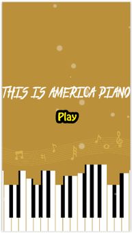 Childish Gambino This Is America Piano Tiles screenshot 1