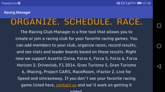 Racing Manager Screenshot