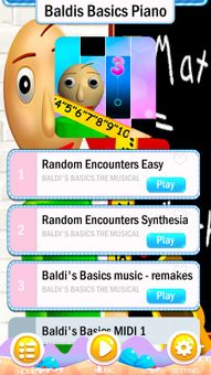 Baldis Basics Education On Piano screenshot 1