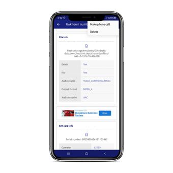 Sky Call Recorder screenshot 5