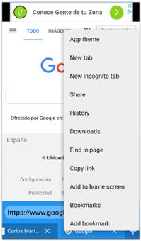 K K Browser screenshot 2