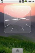 Glass Clock Widget 3 sizes Screenshot