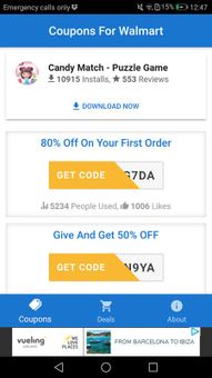 Walmart's Coupons screenshot 2