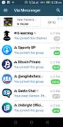 Via Messenger - Unofficial Telegram App Screenshot