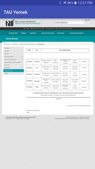 TAÜ Yemek screenshot 3