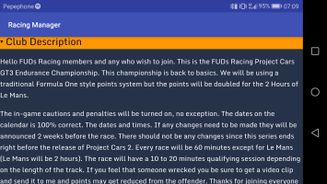 Racing Manager Screenshot