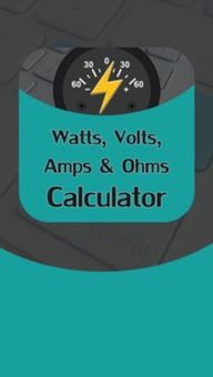 WattsVoltsAmpsOhms Calculator screenshot 1