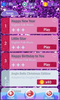 Glitter Piano Tiles screenshot 5