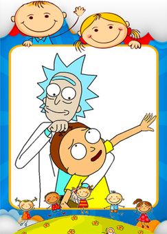 Coloring Rick And Morty Games screenshot 2