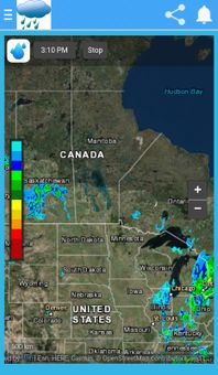 Radar meteorologico y seguimiento de tormentas screenshot 4