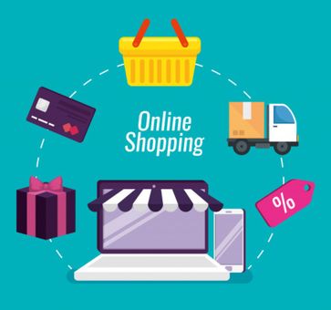 Online shopping store screenshot 1