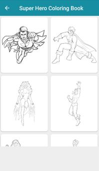 Super hero Coloring Pages screenshot 2