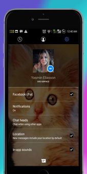 Messenger Transparent Fb theme screenshot 2