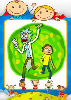 Coloring Rick And Morty Games screenshot 1
