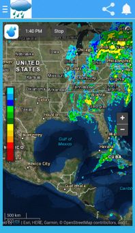 Radar meteorologico y seguimiento de tormentas screenshot 1