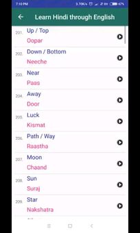 Learn Hindi Through English screenshot 3