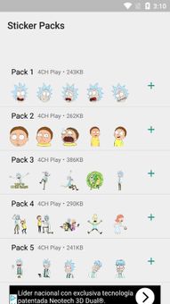 Rick & Morty Stickers screenshot 1