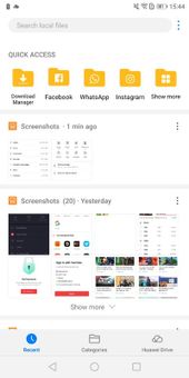 Huawei File Manager screenshot 1