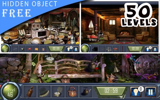 Hidden Object Game : 50 Levels of Midnight Castle screenshot 2