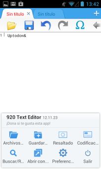 920 Text Editor screenshot 1