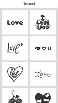 Tattoo Maker - Love Tattoo screenshot 2