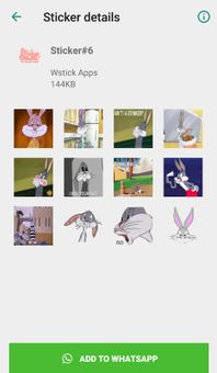 Stickers Bunny Diciendo no Para WhatsApp screenshot 3