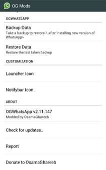 OGWhatsApp screenshot 1