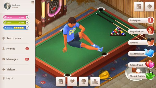 Yareel: 3D Dating Game screenshot 1