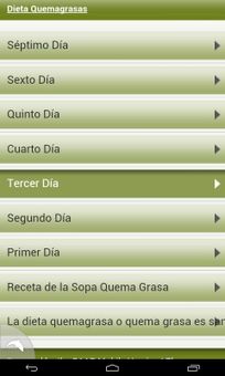 Dieta Quemagrasas screenshot 1