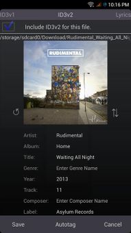 Music Tagger -Tag Editor screenshot 1