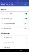 Flash Alerts 2 pro Screenshot