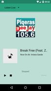 Piqeras Deejay 105.6 Screenshot