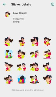 Lovely Stickers Packs For WhatsApp - WAStickerApps screenshot 1