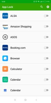Security brazil AppLock screenshot 4