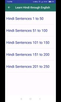 Learn Hindi Through English screenshot 4