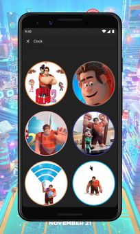 Ralph Breaks The Internet Clock Wallpaper screenshot 3