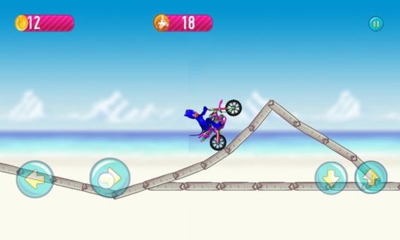 The Crazy pj drive MotoBike mask run screenshot 3