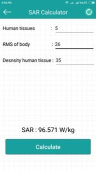 SAR Calculator screenshot 3