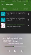 Usic Pro - Music Player Screenshot