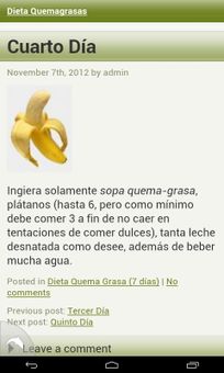 Dieta Quemagrasas screenshot 2