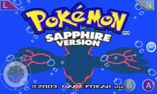 Pokemon Sapphire Screenshot