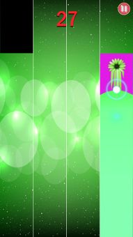 Green flower piano tile screenshot 5