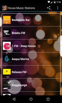 House Music Stations Free screenshot 1