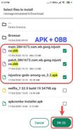 how to install apk + obb (step 3)