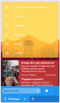 K K Browser screenshot 1