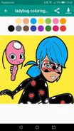 Coloring Ladybug & Blackcat Screenshot